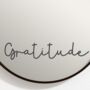 Gratitude Or Abundance Mirror Decal 24 Colours, thumbnail 1 of 8