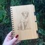 Personalised English Mastiff Dog Engraved Notebook, thumbnail 1 of 4