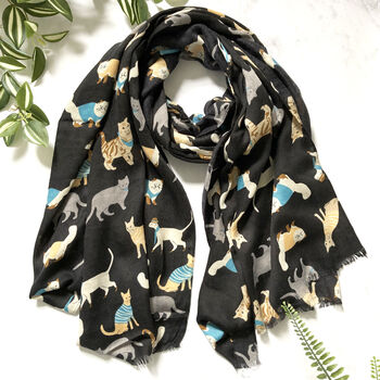 Cat Print Scarf, 2 of 5