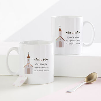 Personalised Wedding Mug Set, 3 of 3