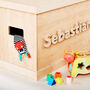 Personalised Wooden Toy Box, thumbnail 6 of 8