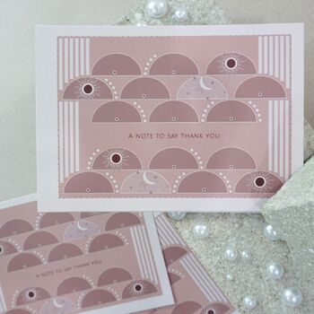 Thank You Note Cards Eco Friendly Luxury Cards, 2 of 4
