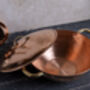 Hand Hammered Copper Stew Pot With Lid, thumbnail 2 of 6
