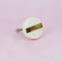 Rectangle Square Round Gold Banded Pull Handles, thumbnail 6 of 9