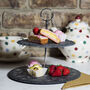 Botanical Two Tier Afternoon Tea Slate Cake Stand, thumbnail 2 of 2