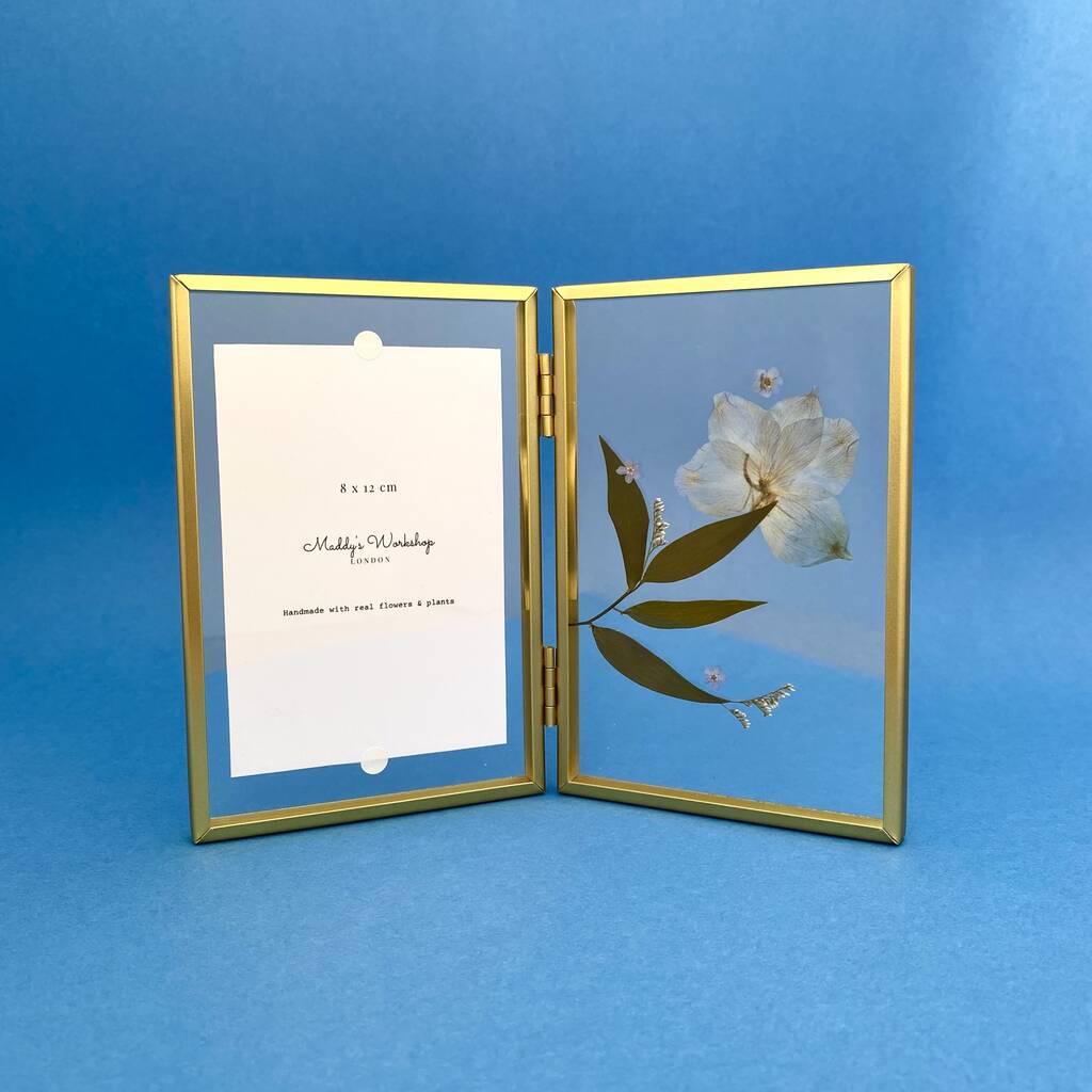Pressed Flower Opening Photo Frame, 1 of 5