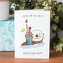 'Have An Otterly Great Birthday' Otter Birthday Card, thumbnail 2 of 5