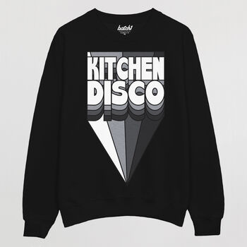 Kitchen Disco Men's Slogan Sweatshirt, 5 of 5