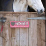 Personalised Stable Door Name Plaque For Horses, thumbnail 1 of 5