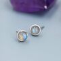 Sterling Silver Genuine Labradorite Earrings, thumbnail 1 of 12