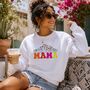 Mama Floral Sweatshirt Gift, thumbnail 2 of 10