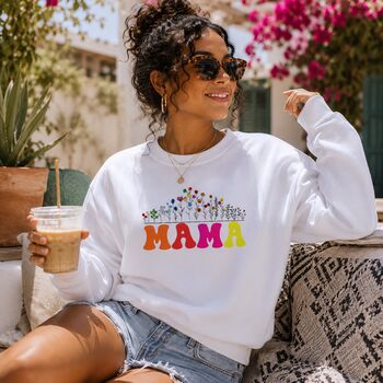 Mama Floral Sweatshirt Gift, 2 of 10