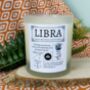 Personalised Libra Horoscope Star Sign Candle, thumbnail 4 of 11