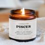 Pisces Birthday Gift Funny Candle Zodiac, thumbnail 4 of 8
