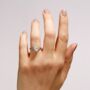 Mischa White Gold Lab Grown Diamond Engagement Ring, thumbnail 1 of 5