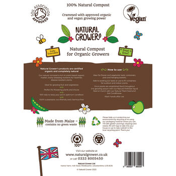 Certified Organic Peat Free Compost 50 Litres, 3 of 5