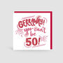 'Gerraway You Can't Be 50!' Yorkshire Card, thumbnail 1 of 2