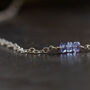 Tanzanite Dewdrop Necklace, thumbnail 2 of 5