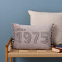 Personalised 50th Birthday Velvet Cushion, thumbnail 8 of 12