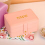 Personalised Foiled Jewellery Box Travel Gift For Her, thumbnail 1 of 12
