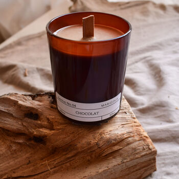 Chocolate Scented Eco Soy Wax Candle, 2 of 4