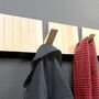 Modular Wooden Coat Rack And Hooks, thumbnail 4 of 5
