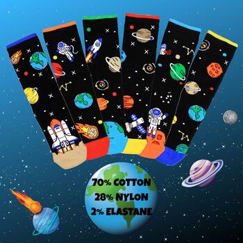 United Oddsocks Space Explorer Boys Gift Box Set, 3 of 4