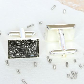 Nuts And Bolts Cufflinks, 2 of 3
