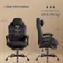 Ergonomic Gaming Chair With Footrest, thumbnail 2 of 6