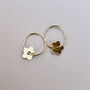 Floral Hoop Earrings, thumbnail 6 of 6