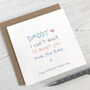 To Daddy From Bump, Meet You Card, thumbnail 1 of 3
