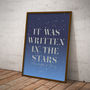 Personalised Written In The Stars Print, thumbnail 1 of 3