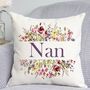 Floral Nanny Cushion, thumbnail 3 of 4