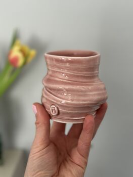 Handmade Ceramic Set Of Two Tumblers, 4 of 5