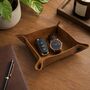 Executive Leather Velvet Desk Tray, thumbnail 5 of 12