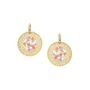 Woven Disc French Hooks Earrings, thumbnail 2 of 3