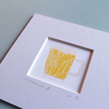 Vitamin B Beer Mini Art Print, 4 of 9