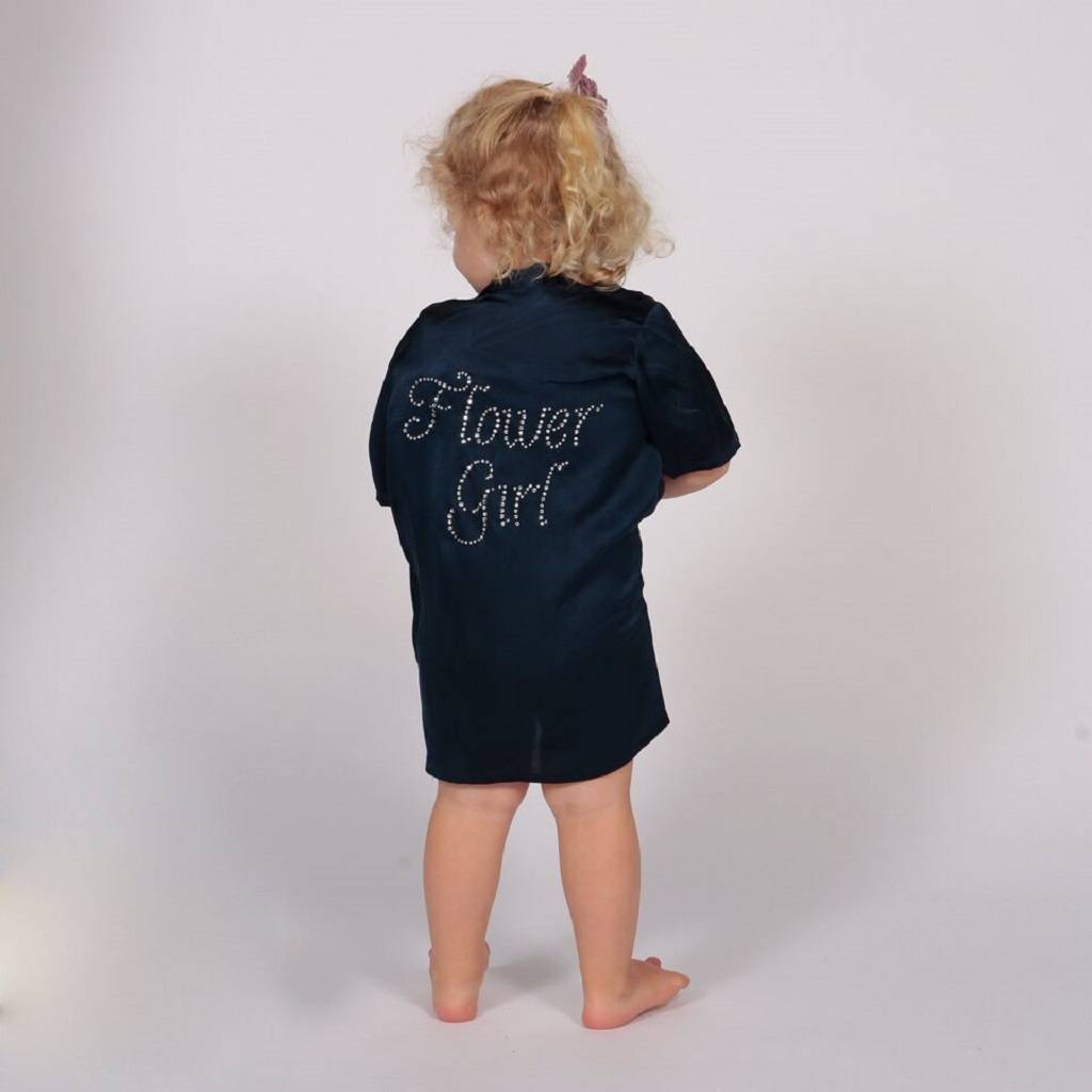 flower girl dressing gown by matchimony