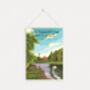 Walthamstow Wetlands Travel Poster Art Print, thumbnail 6 of 8