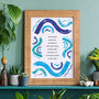 Wild High Wild Swimming Poem Art Print, thumbnail 4 of 4