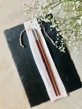 Personalised Luxury Rosewood Chopsticks, 5 of 7