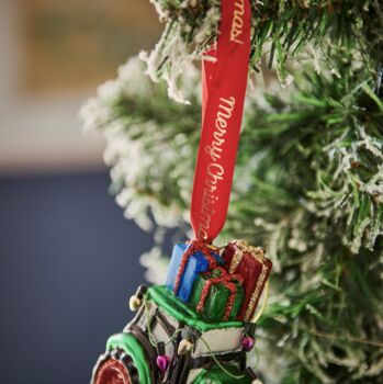 Christmas Tractor With Presents Bauble, 3 of 4