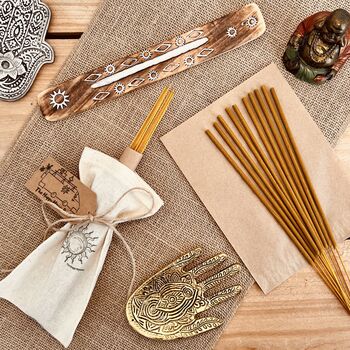 Golden Amber Incense Sticks – Warm Vanilla And Floral Home Fragrance, 6 of 9