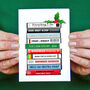 Funny Music Puns Christmas Card, thumbnail 1 of 4
