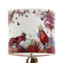 Tropical Lions Lampshade, Blue, thumbnail 10 of 10