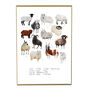 Flock Of Sheep Art Print, thumbnail 6 of 8