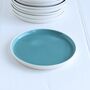 Colourful Handmade Porcelain Tea Plate, thumbnail 7 of 12