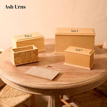 Personalised Solid Wood Pet Urn, 7 of 8