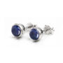 Birthstone Studs In Blue Sapphire For September, thumbnail 2 of 3