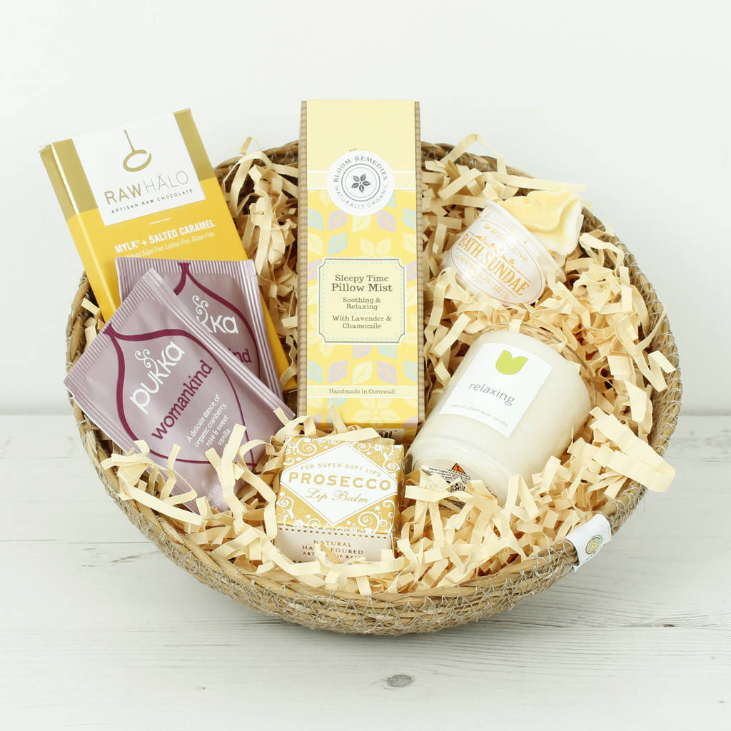 new mum's gift basket by green tulip ethical living